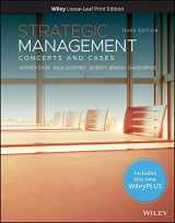 9781119563150-1119563151-Strategic Management: Concepts and Cases, WileyPLUS NextGen Card with Loose-leaf Set