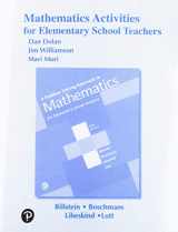 9780134995618-0134995619-Activity Manual for Problem Solving Approach to Mathematics for Elementary School Teachers, A