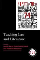 9781603290937-1603290931-Teaching Law and Literature (Options for Teaching)