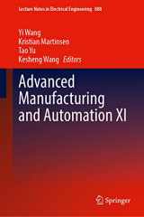 9789811905711-9811905711-Advanced Manufacturing and Automation XI (Lecture Notes in Electrical Engineering, 880)