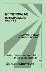 9780803937505-0803937504-Metric Scaling: Correspondence Analysis (Quantitative Applications in the Social Sciences)