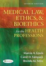 9780803627062-0803627068-Medical Law, Ethics, & Bioethics for the Health Professions