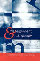9780761969082-076196908X-Management and Language: The Manager as a Practical Author
