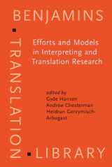 9789027216892-9027216894-Efforts and Models in Interpreting and Translation Research: A tribute to Daniel Gile (Benjamins Translation Library)