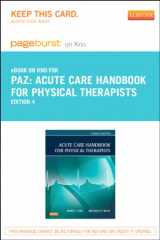 9780323227551-0323227554-Acute Care Handbook for Physical Therapists- Elsevier eBook on Intel Education Study (Retail Access Card)