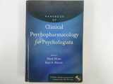 9780470907573-0470907576-Handbook of Clinical Psychopharmacology for Psychologists