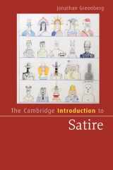 9781107030183-1107030188-The Cambridge Introduction to Satire (Cambridge Introductions to Literature)