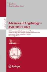 9789819987238-9819987237-Advances in Cryptology – ASIACRYPT 2023: 29th International Conference on the Theory and Application of Cryptology and Information Security, ... II (Lecture Notes in Computer Science, 14439)