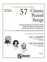 9780757912696-0757912699-57 Classic Period Songs: Medium Low Voice, Comb Bound Book (Kalmus Edition)