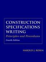 9780471190325-0471190322-Construction Specifications Writing: Principles and Procedures