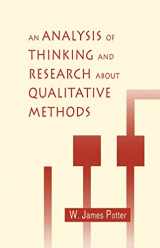 9780805817508-0805817506-An Analysis of Thinking and Research About Qualitative Methods (Routledge Communication Series)
