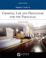 9781543801682-1543801684-Paralegal Series Criminal Law and Procedure for the Paralegal