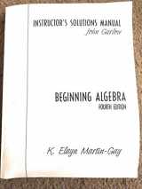 9780131444966-0131444964-Beginning Algebra, Instructor's Solutions Manual