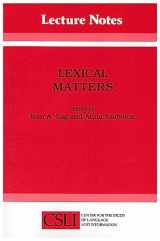 9780937073667-0937073660-Lexical Matters (Volume 24) (Lecture Notes)