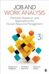 9781544329529-1544329520-Job and Work Analysis: Methods, Research, and Applications for Human Resource Management