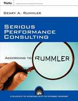9780787996161-0787996165-Serious Performance Consulting According to Rummler
