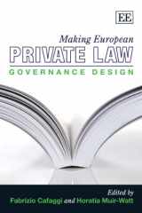 9781847201980-1847201989-Making European Private Law: Governance Design