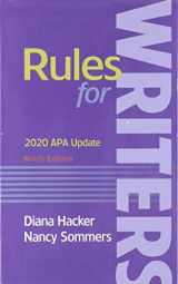 9781319367817-131936781X-Rules for Writers (Paperback) with 2020 APA Update