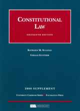 9781599415222-1599415224-Constitutional Law, 16th, 2008 Supplement