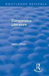 9780367550769-0367550768-Comparative Literature (Routledge Revivals)