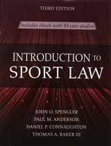 9781492597773-1492597775-Introduction to Sport Law With Case Studies in Sport Law