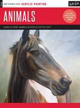 9781633220898-1633220893-Acrylic: Animals: Learn to paint animals in acrylic step by step - 40 page step-by-step painting book (How to Draw & Paint)