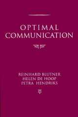 9781575865133-1575865130-Optimal Communicaton (Volume 177) (Lecture Notes)