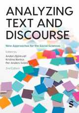 9781529601961-1529601967-Analyzing Text and Discourse: Nine Approaches for the Social Sciences