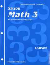 9780939798834-0939798832-Math 3: An Incremental Development Set: Student Workbooks, part one and two plus flashcards (Saxon math, grade 3)