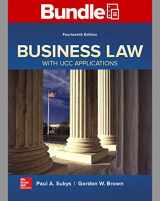 9781259917448-1259917444-GEN COMBO LL BUSINESS LAW WITH UCC APPLICATIONS; CONNECT ACCESS CARD