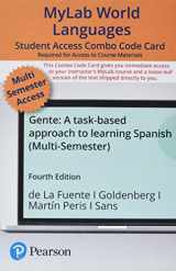 9780136866152-0136866158-Gente: A task-based approach to learning Spanish -- MyLab Spanish with Pearson eText