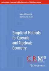 9783034800518-3034800517-Simplicial Methods for Operads and Algebraic Geometry (Advanced Courses in Mathematics - CRM Barcelona)