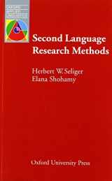 9780194370677-0194370674-Second Language Research Methods (Oxford Applied Linguistics)