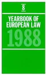 9780198252634-0198252633-Yearbook of European Law: Volume 8: 1988