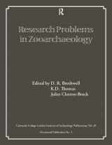 9780905853079-0905853075-Research Problems in Zooarchaeology (UCL Institute of Archaeology Publications)