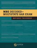 9781543830903-1543830900-MBE Decoded: Multistate Bar Exam (Bar Review)
