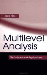 9780805832181-0805832181-Multilevel Analysis: Techniques and Applications (Quantitative Methodology Series)