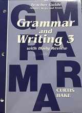 9781935839279-1935839276-Grammar and Writing 3 with Daily Review Teacher Guide Answer Key and Tests