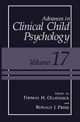9780306447990-0306447991-Advances in Clinical Child Psychology (Advances in Clinical Child Psychology, 17)