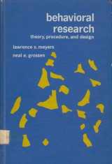 9780716708421-0716708426-Behavioral research: theory, procedure, and design (A Series of books in psychology)