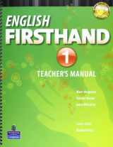 9789880030635-988003063X-English Firsthand Teacher's Manual with CD-ROM