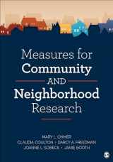 9781483358369-1483358364-Measures for Community and Neighborhood Research