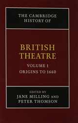 9780521827904-0521827906-The Cambridge History of British Theatre 3 Volume Hardback Set