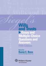 9781454824961-1454824964-Siegel's Wills and Trusts: Essay and Multiple-Choice Questions and Answers