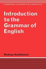 9780521297042-0521297044-Introduction to the Grammar of English (Cambridge Textbooks in Linguistics)
