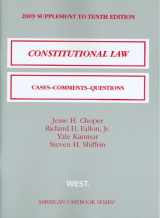 9780314205841-0314205845-Constitutional Law: Cases & Comments, Questions, 10th Edition, 2009 Supplement (American Casebook)
