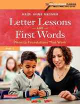 9780325105444-0325105448-Letter Lessons and First Words: Phonics Foundations That Work (Research-Informed Classroom)