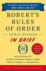 9781541797703-1541797701-Robert's Rules of Order Newly Revised In Brief, 3rd edition