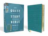 9780310456629-0310456622-NIV, Quest Study Bible, Personal Size, Leathersoft, Teal, Comfort Print: The Only Q and A Study Bible
