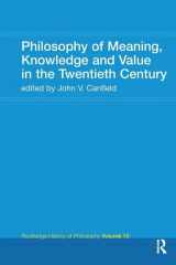 9781138143197-1138143197-Philosophy of Meaning, Knowledge and Value in the 20th Century: Routledge History of Philosophy Volume 10